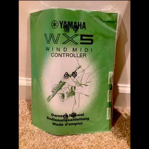 Yamaha WX5 Wind MIDI Controller. New instrument in slightly damaged box
